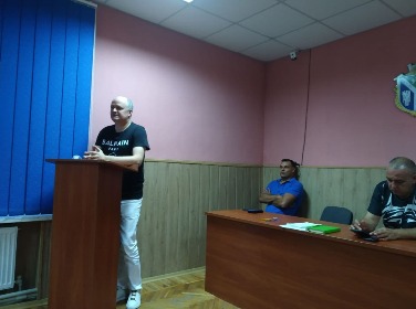 Зустріч керівництва клубу та громади з гравцями Хлібодару